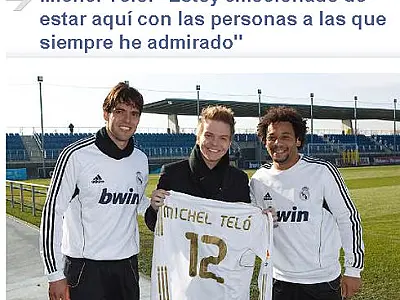 Site do Real Madrid destaca visita de Michel Teló ao clube