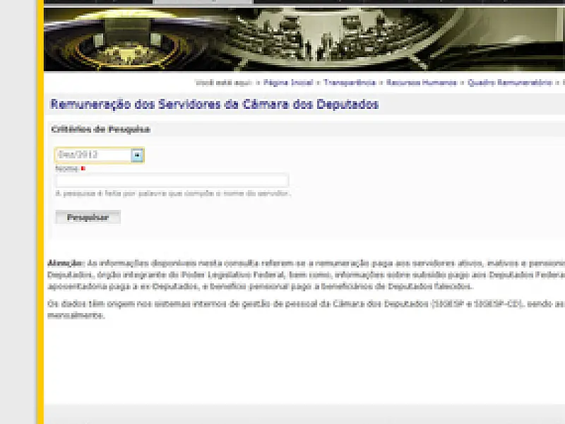 Congresso esconde lista detalhada de salários