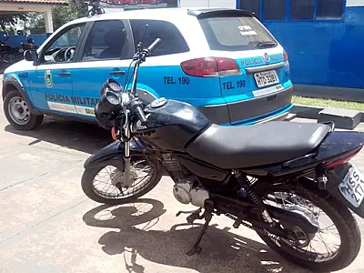 PM de Naviraí recupera moto furtada e prende Autor por Receptação
