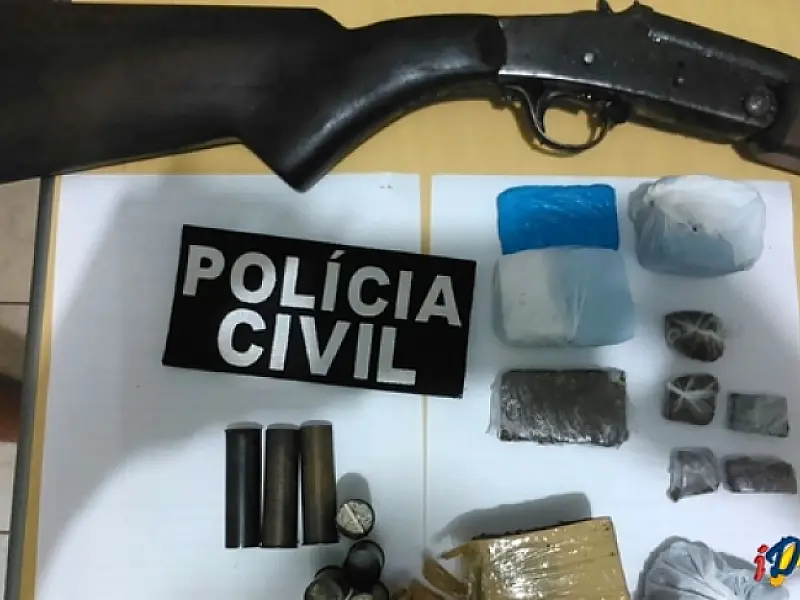 Polícias Civil e Militar fecham ponto de venda de drogas em Sonora