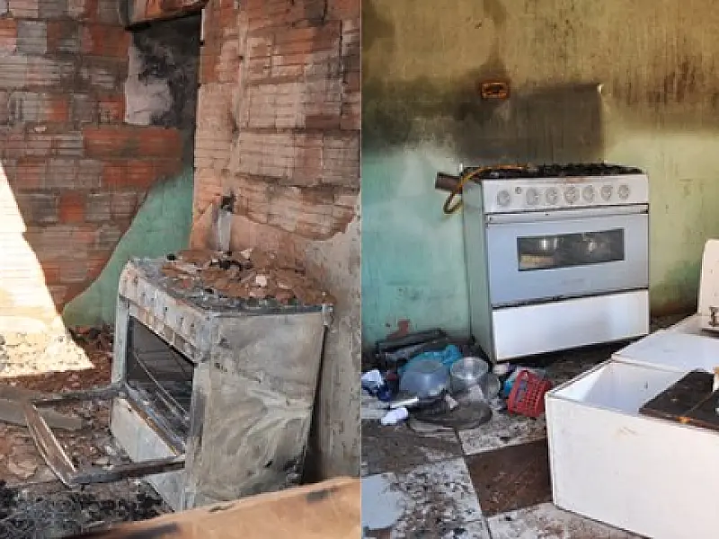 Menor provoca incêndio em Sidrolândia ao tentar roubar botijão
