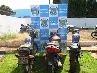 PM de Mundo Novo recupera motocicletas furtadas do Detran