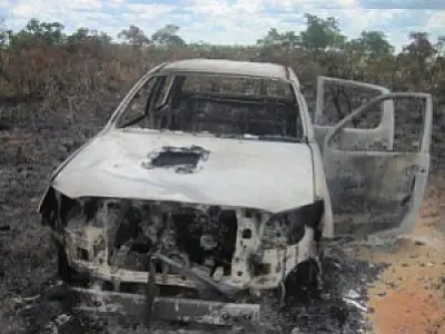 Identificado terceiro corpo encontrado carbonizado em camionete em Paranhos