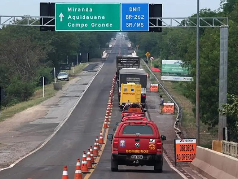 Diagnóstico aponta gargalos da BR-262 e reforça urgência de concessão da rodovia
