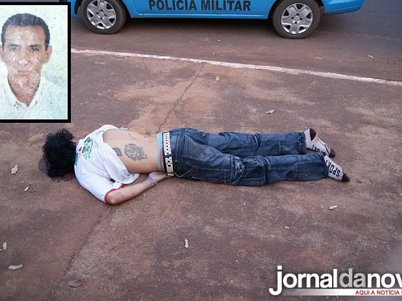 Homem é morto com quatro tiros na madrugada de hoje
