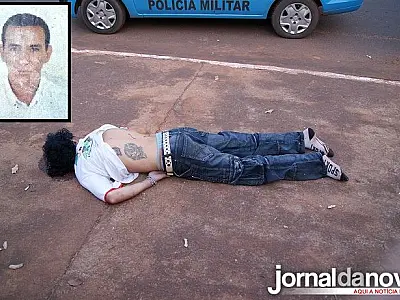 Homem é morto com quatro tiros na madrugada de hoje
