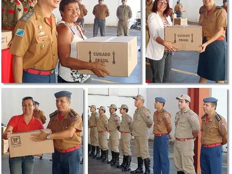 Bombeiros encerram Campanha do Agasalho 2014