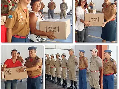 Bombeiros encerram Campanha do Agasalho 2014