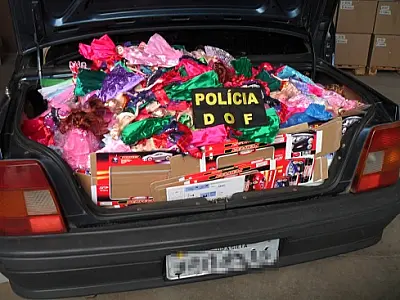 Mercadorias contrabandeadas do Paraguai são apreendidas em Ponta Porã
