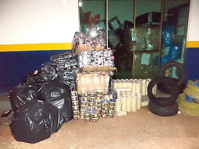 PMR de Amandina apreende contrabando na MS 276