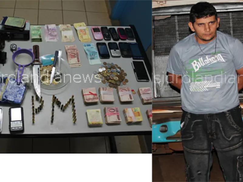 Policia estoura uma das maiores bocas de fumo de Sidrolândia