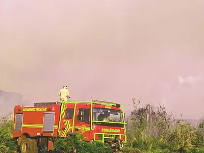 Com treinamento e tecnologia, atuação dos bombeiros é destaque no combate a incêndios florestais