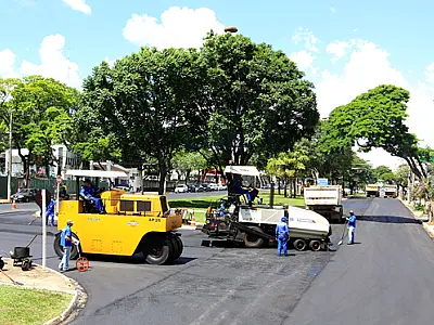 Seguem obras na Afonso Pena; Confira trecho interditado