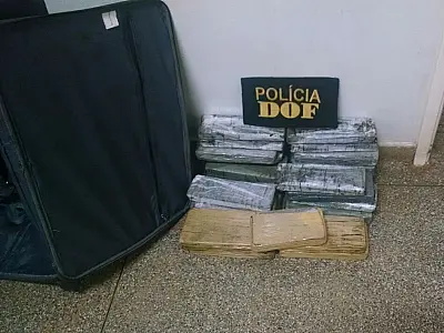 Policias apreendem 16 quilos de maconha em ônibus