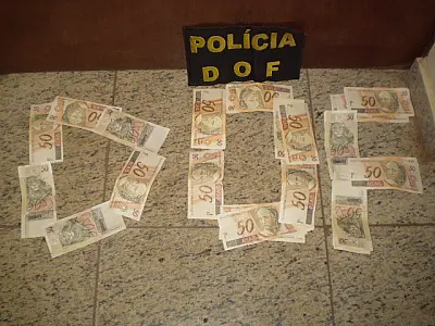 DOF apreende R$2.400 em notas falsas em Ponta Porã
