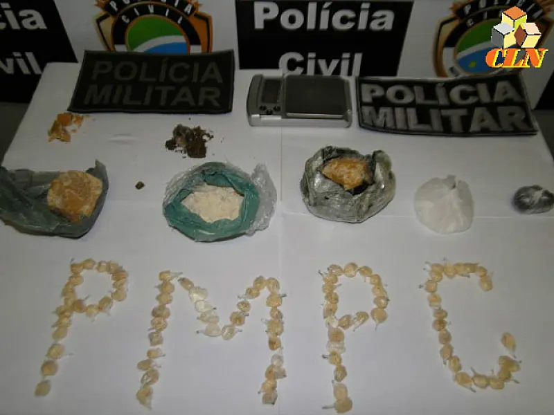 PM prende rapaz de 22 anos com crack, maconha e cocaína