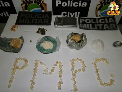 PM prende rapaz de 22 anos com crack, maconha e cocaína