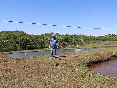 Agraer: Engenheiro civil deixa a cidade grande para se dedicar à piscicultura em Jaraguari