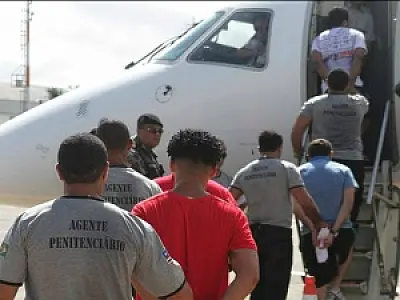 Dez presidiários de SP são transferidos para o Mato Grosso do Sul