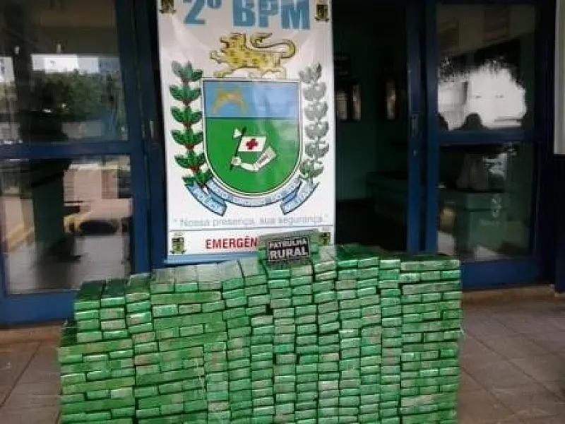 Patrulha Rural do 2º BPM apreende 319 quilos de maconha