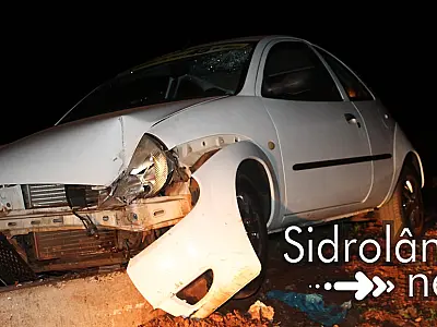 Diretor de Trânsito de Sidrolândia perde controle e colide veículo