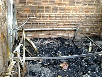 Incêndio destrói residência em Novo Horizonte do Sul
