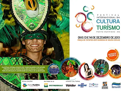 Festival Internacional da Cultura e Turismo de Porto Murtinho começa na sexta