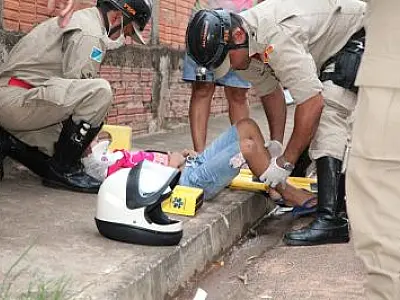 Criança de 6 anos é atropelada em Coxim