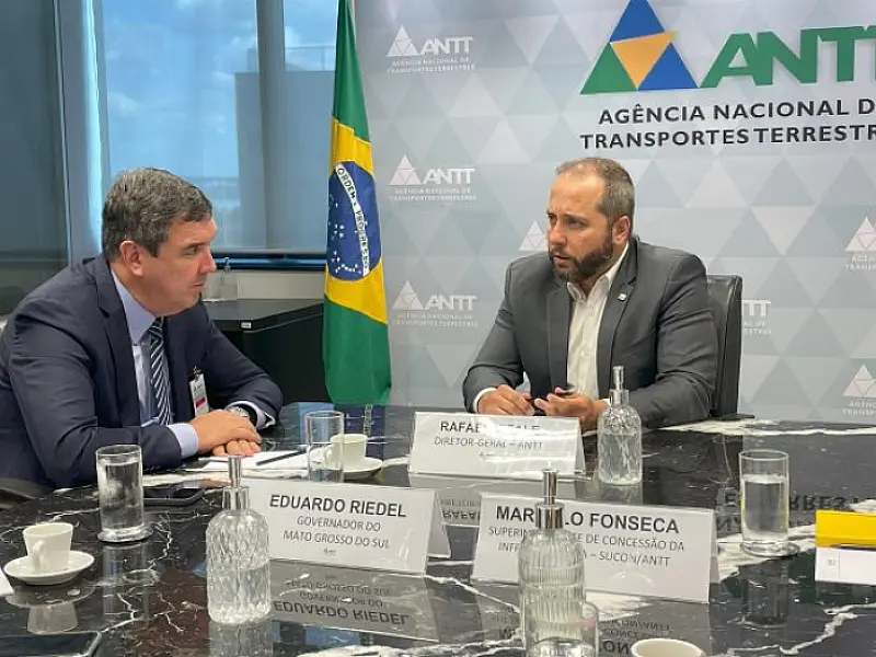 Em reunião com a ANTT, governador busca soluções para relicitações da BR-163 e Malha Oeste