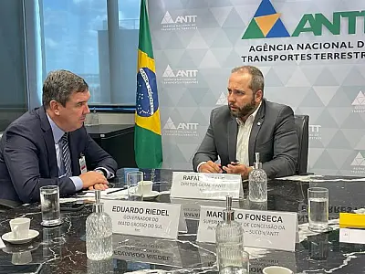 Em reunião com a ANTT, governador busca soluções para relicitações da BR-163 e Malha Oeste