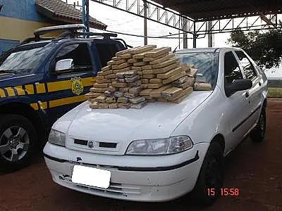PRF apreende 130 Kg de maconha em Siena Fire