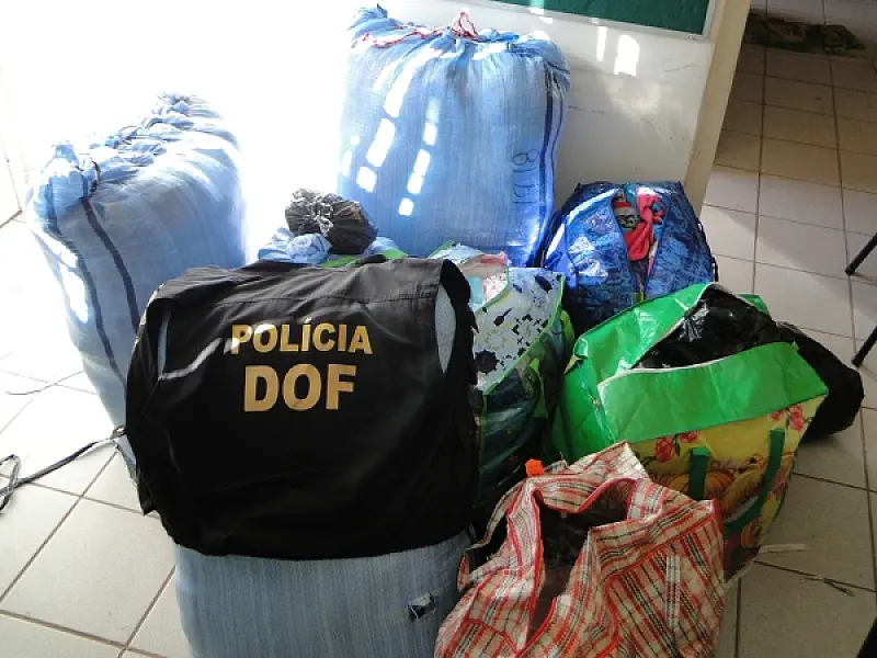 Mercadorias contrabandeadas são apreendidas pelo DOF em Corumbá