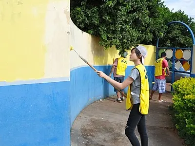CEINF recebe revitalização através da união entre programa social e da comunidade escolar