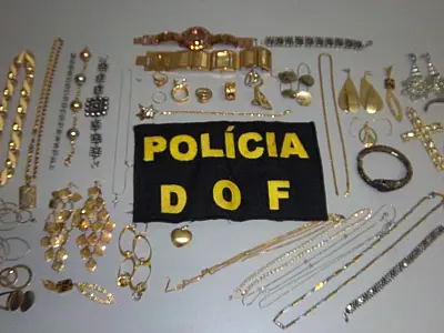 Evadido do semiaberto é apreendido com joias pelo DOF