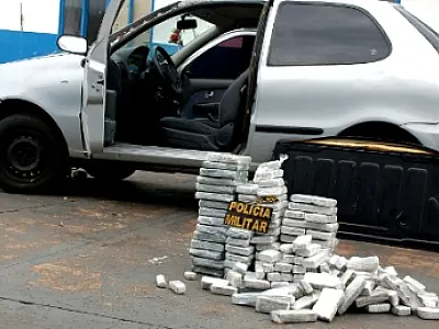 Traficante de São Paulo é preso com 60 kg de maconha em Naviraí