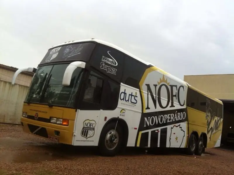Novoperário estreia novo ônibus em partida contra o Costa Rica