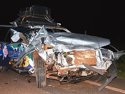 Grave acidente deixa uma vítima fatal na MS-141 na noite dessa sexta