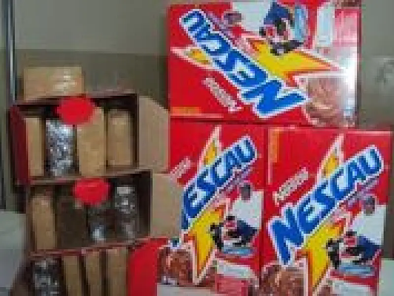 Maconha é encontrada em caixas de achocolatado