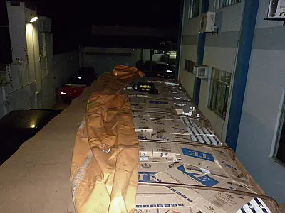 DOF apreende 45 mil pacotes de cigarros contrabandeados