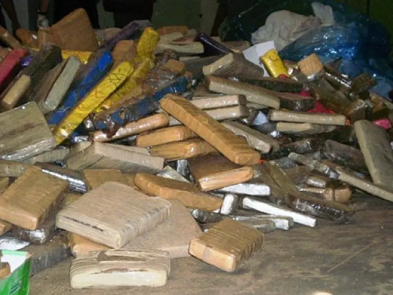 PF incinera duas toneladas de drogas em na cidade de Sidrolândia