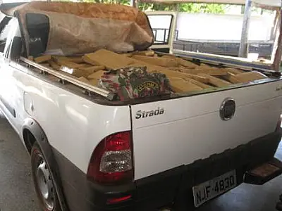 Polícia apreende mais de meia tonelada de maconha em Bonito