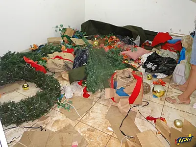 Enfeites de Natal são furtados de prédio público em Sonora