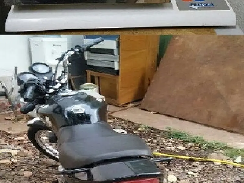 PM recupera moto furtada que estava com adolescente na Capital