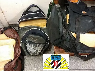 PM das Moreninhas apreende 35 tabletes de maconha