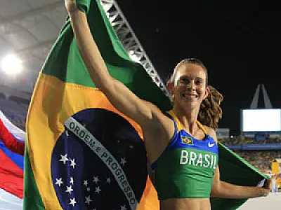 Fabiana Murer conquista primeiro ouro no Mundial