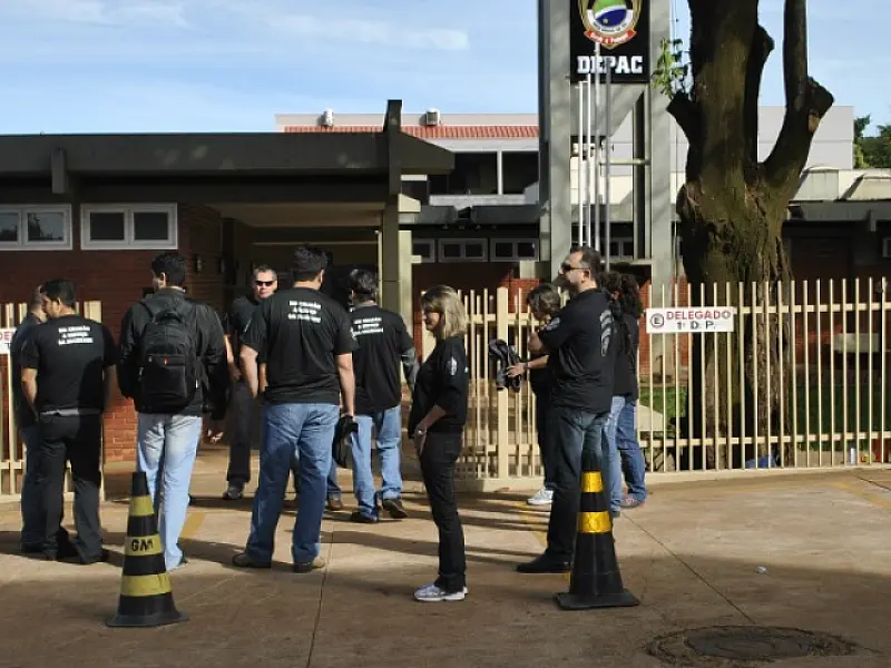 Policiais civis de MS iniciam greve nesta sexta-feira