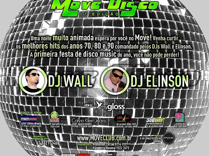 1ª edição Move Disco acontece neste sábado