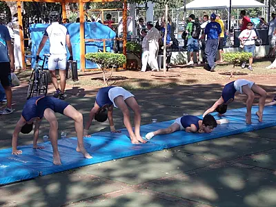Dia Municipal do Esporte é comemorado no Belmar com diversas atividades recreativas