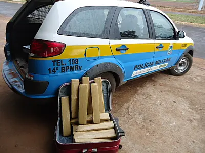 Maconha é encontrada em ônibus de passageiros