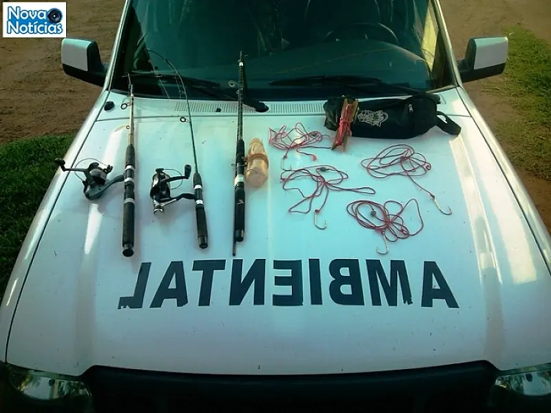 PMA autua três pescadores praticando pesca durante a piracema